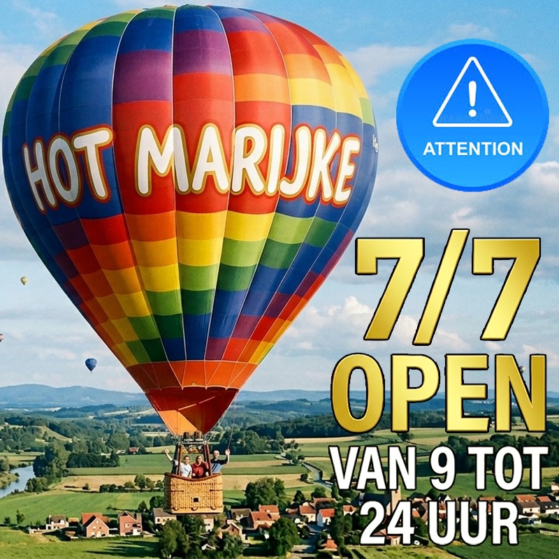 OPEN VAN 9 TOT 24 UUR LUCHTBALLON